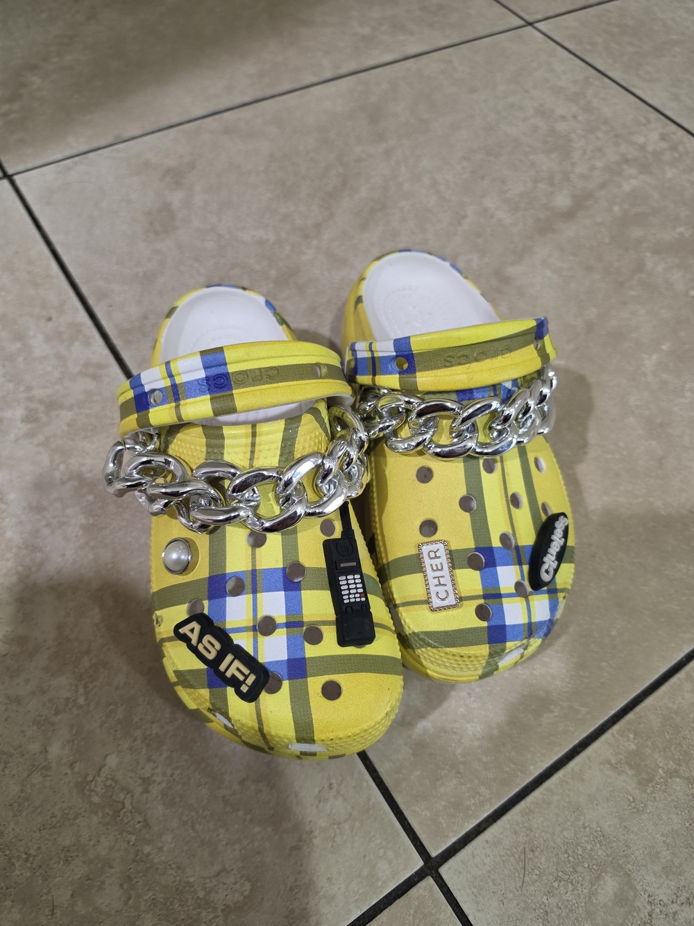 CLUELESS CROCS - Cher 90s Style Platform Crocs